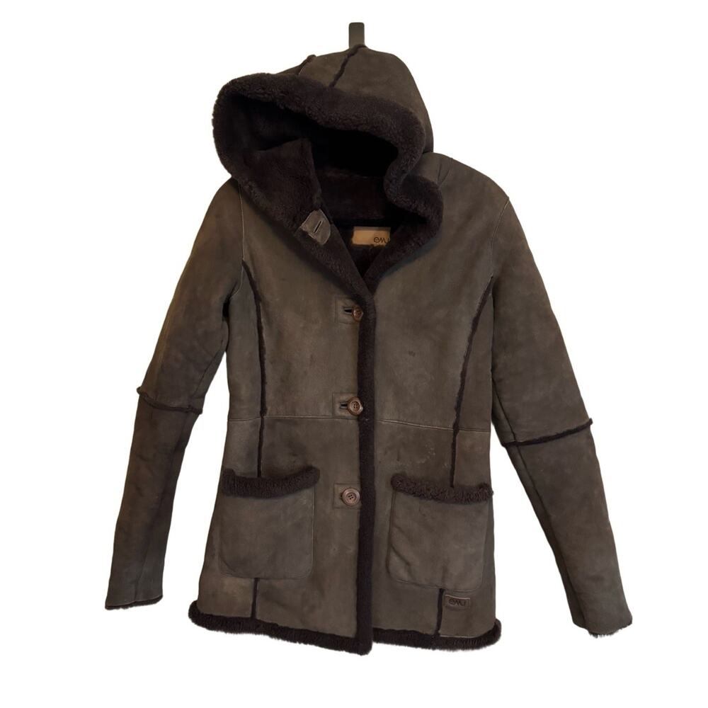 EM Hooded Jacket Brown S/M